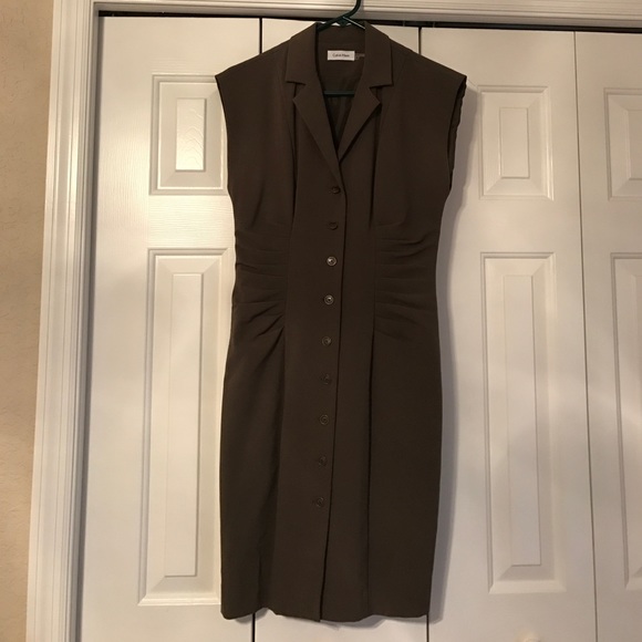 Calvin Klein Button up Dress - Picture 1 of 4
