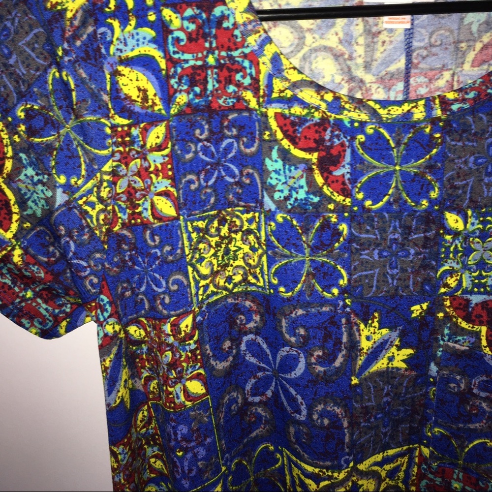 LLR Carly STAINED GLASS Print NWT