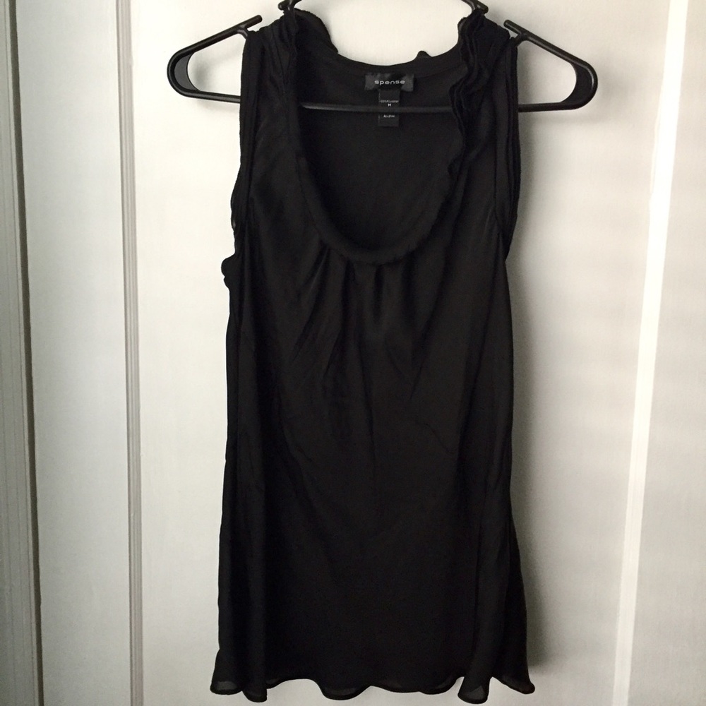 Sheer black tank