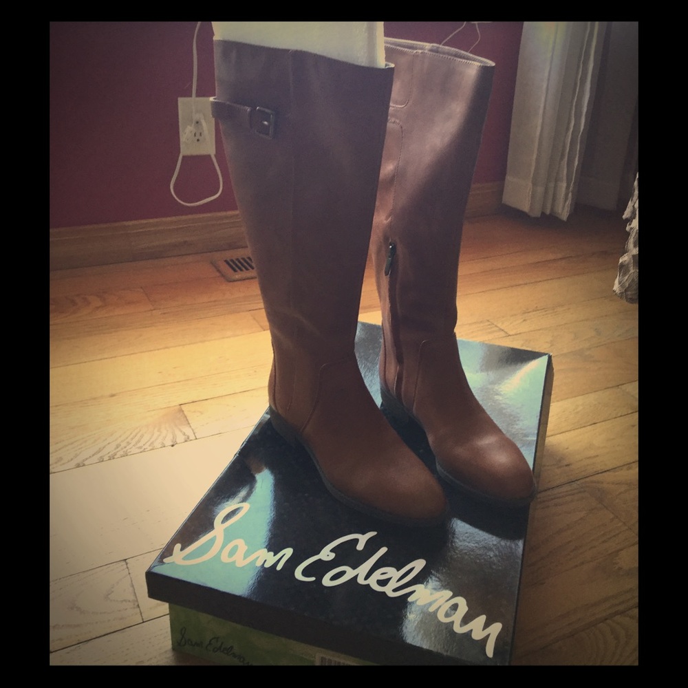 BNIB Sam Edelman Athletic Fit Boots, LEATHER