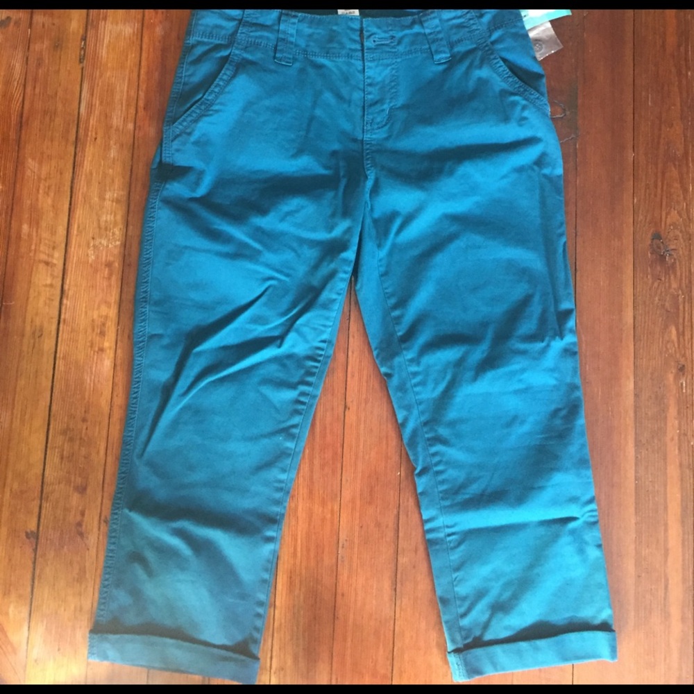 Maurices Teal Capri Pants