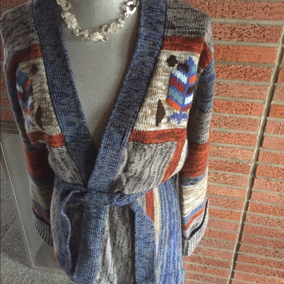 ❌SOLD❌ Vtg Navaho Style Cardi - Picture 2 of 4