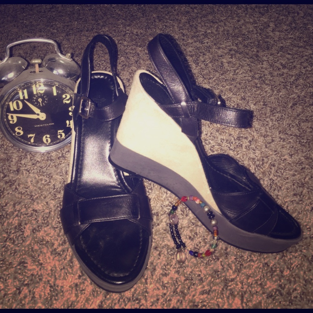 Cole Haan Nike Air Paley High Wedge Sandals