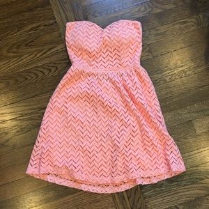 Peach/coral Boutique Summer Dress