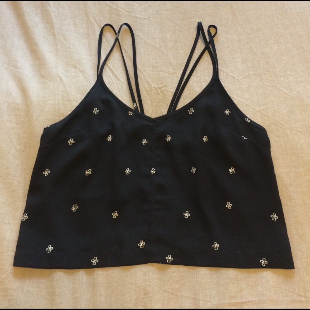 Silence and Noise Cropped Tank