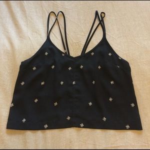 Silence and Noise Cropped Tank