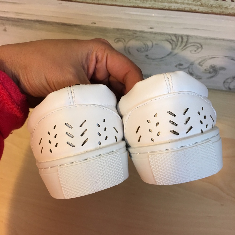 🌸SPRING SALE🌸White Slip on Flat Sneakers - Picture 6 of 6