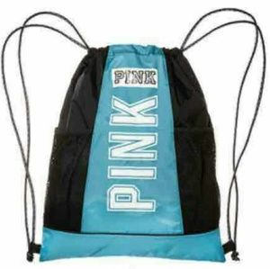 NEW PINK Victoria's secret drawstring bag