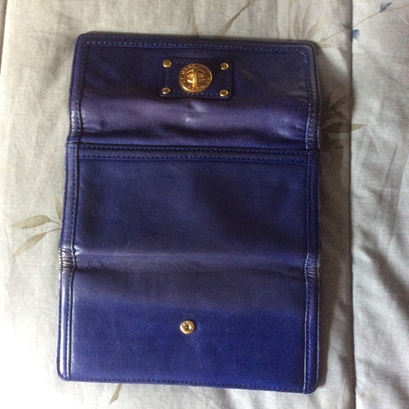 MBMJ | Electric Blue Turnlock Wallet - Picture 3 of 6