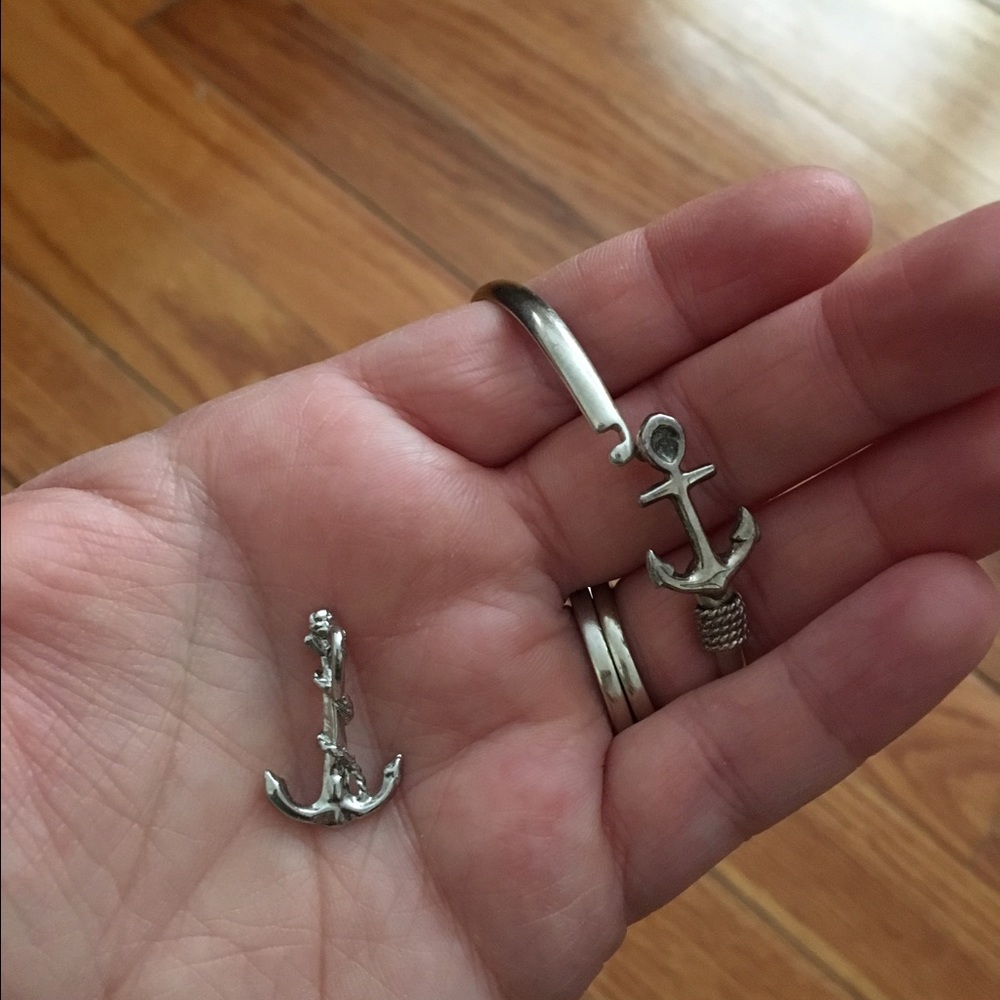 Sterling Silver Anchor Bracelet