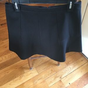 Jcrew flip skirt size 4 black