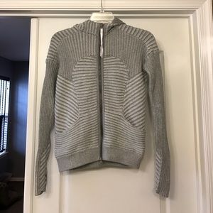 Lululemon ribbed zip up sweater