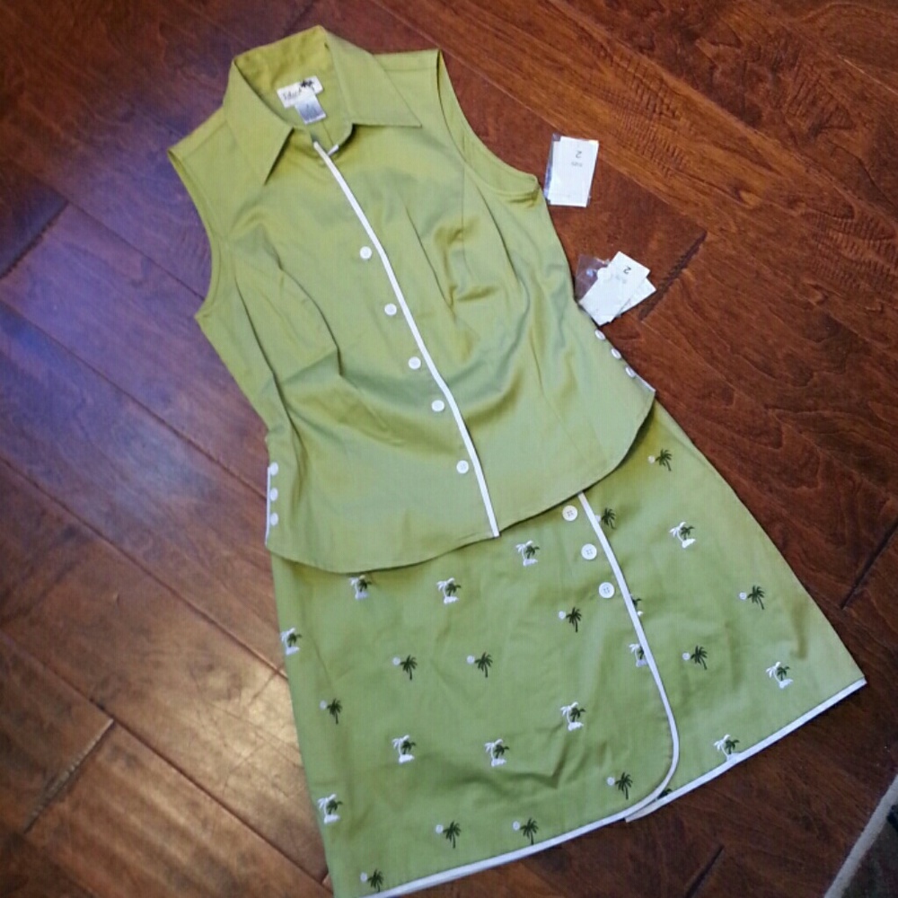 Island Republic Shirt and Skirt Outift