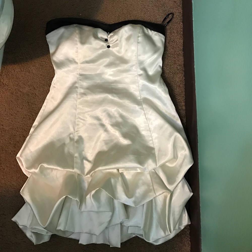 White Strapless Dress