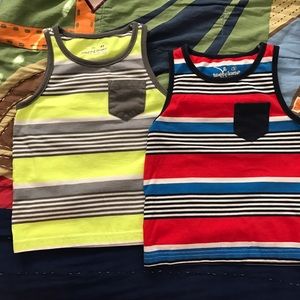 2- jumping bean tanks - boys size 4t