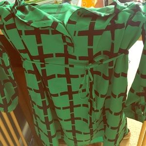 Merona Kelly green shirt dress