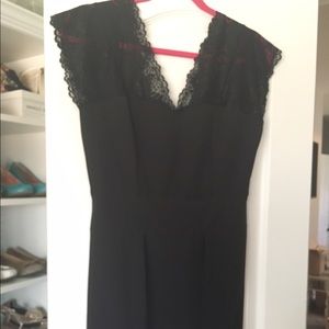 Francesca's Little Black Lacey Dress