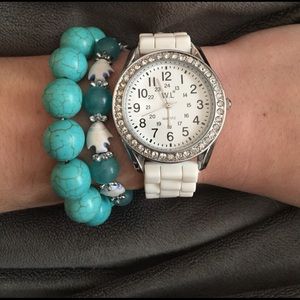 SOLD ❤️ Elegant Bright White Watch