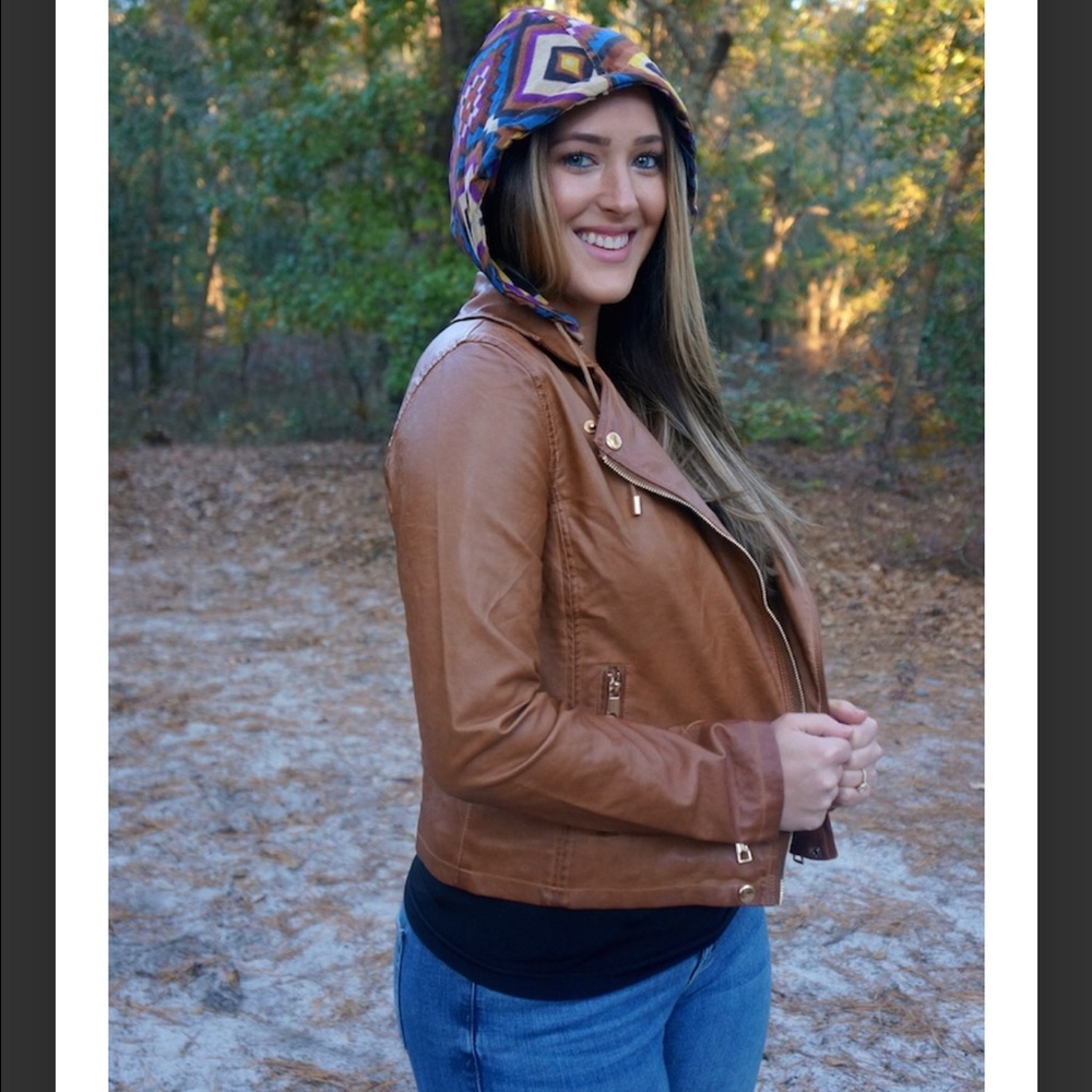 Faux leather jacket - Picture 3 of 3