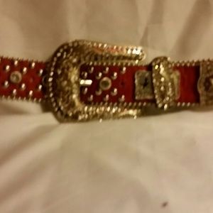 Red Western Belt