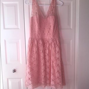 Pink Lace Dress