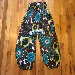 African-style pants! Super cute and comfy