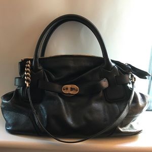 Burberry genuine leather handbag