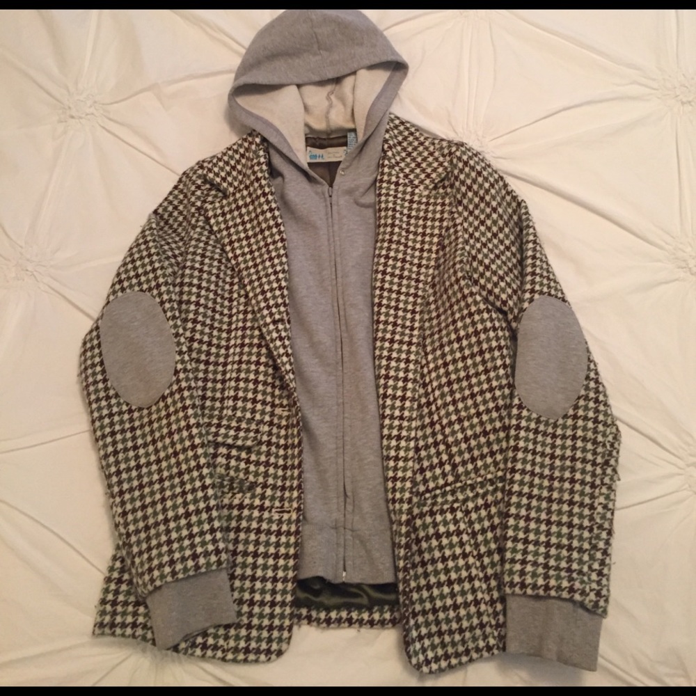 Paul Frank blazer with built in hoodie