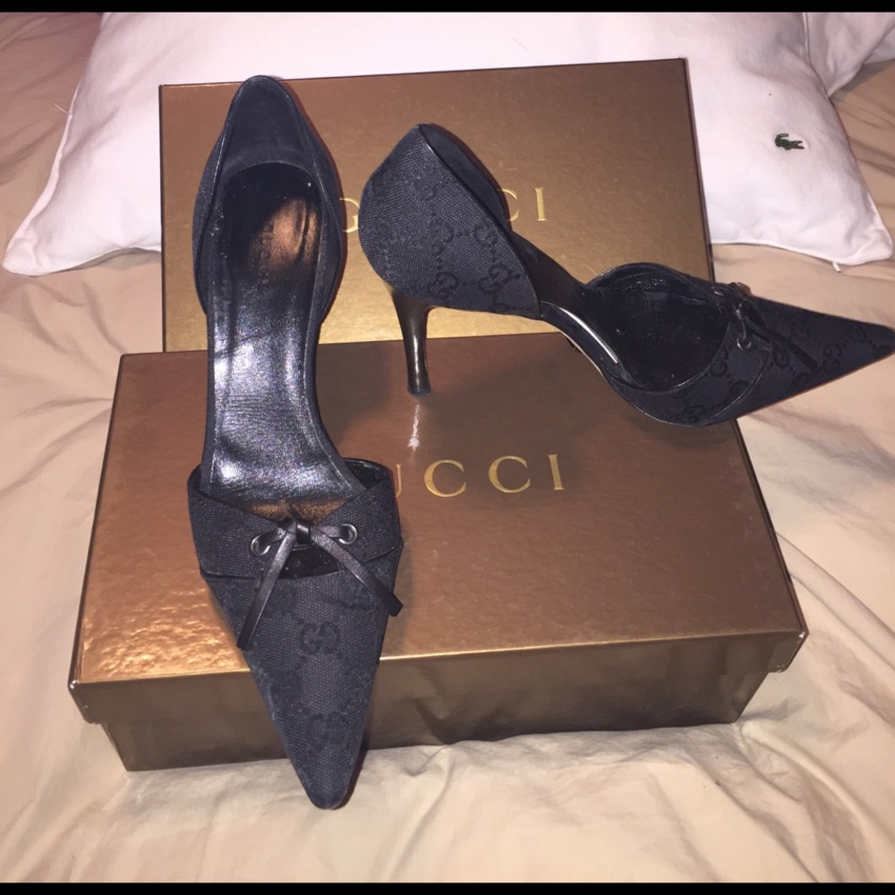 Gucci black heels