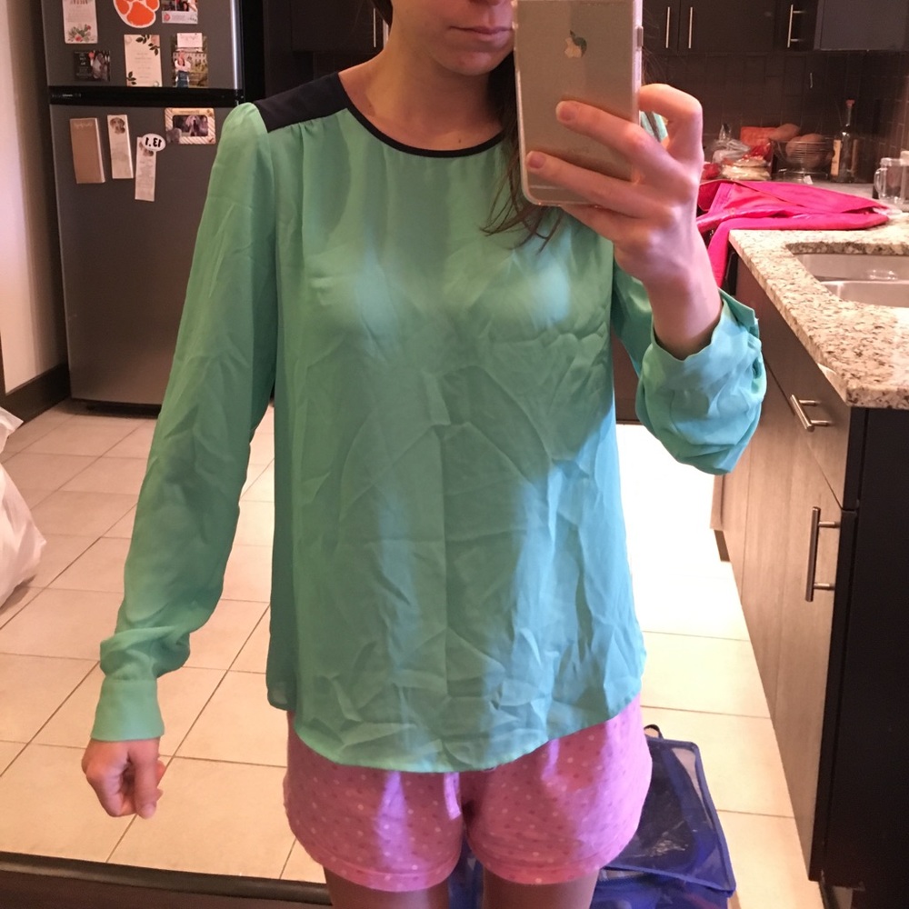 Long sleeve blouse