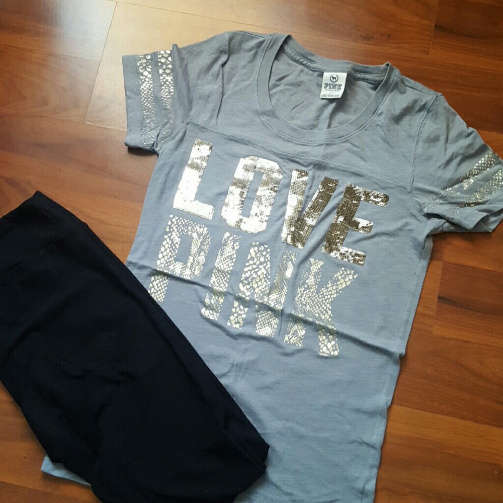 PINK victoria's secret Love shirt.