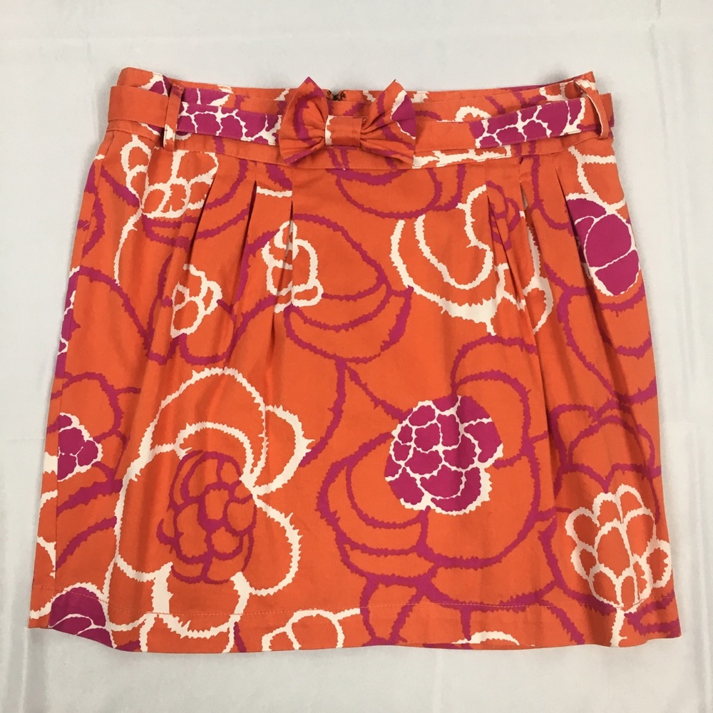 🎉sale🎉Anthropologie Tulle Floral Skirt with Belt - Picture 1 of 7