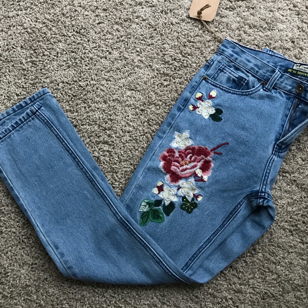 Adorable Embroidered Jeans