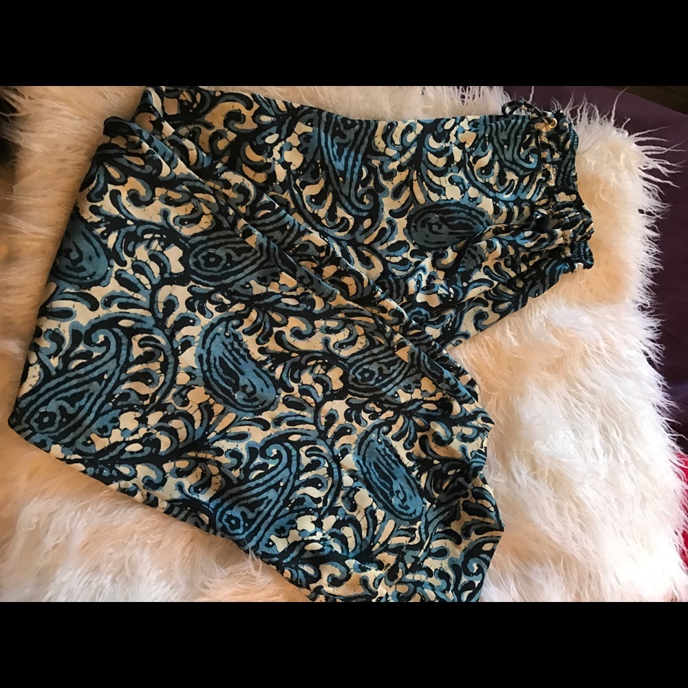 Michael Kors Blue Palazzo Pants