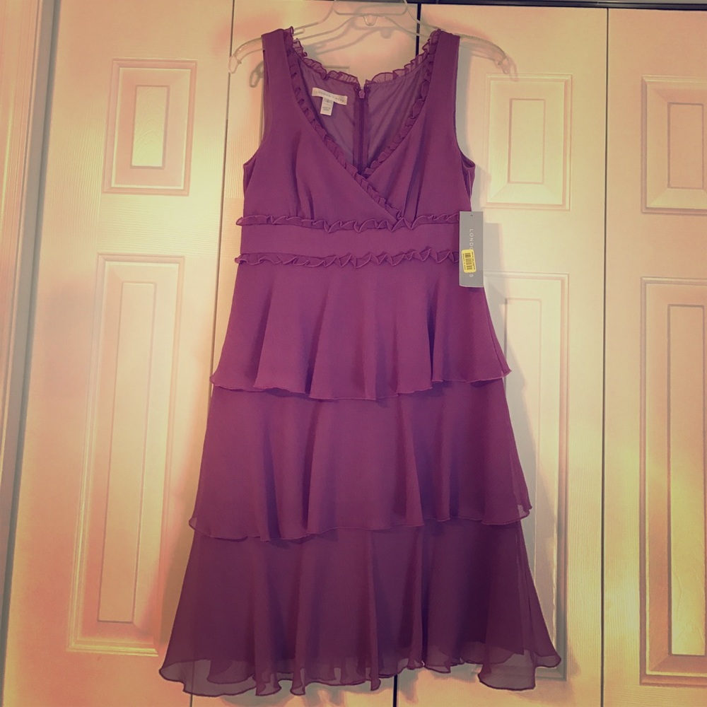 London Times Purple Dress