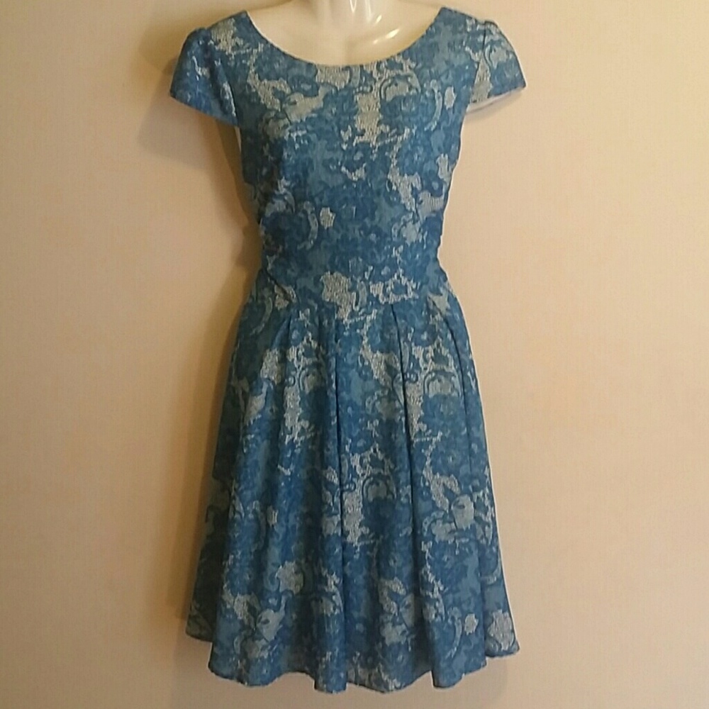 Betsy Johnson Blue Dress