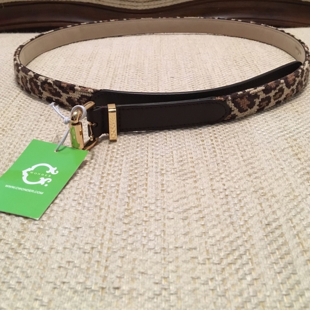 C Wonder leopard belt