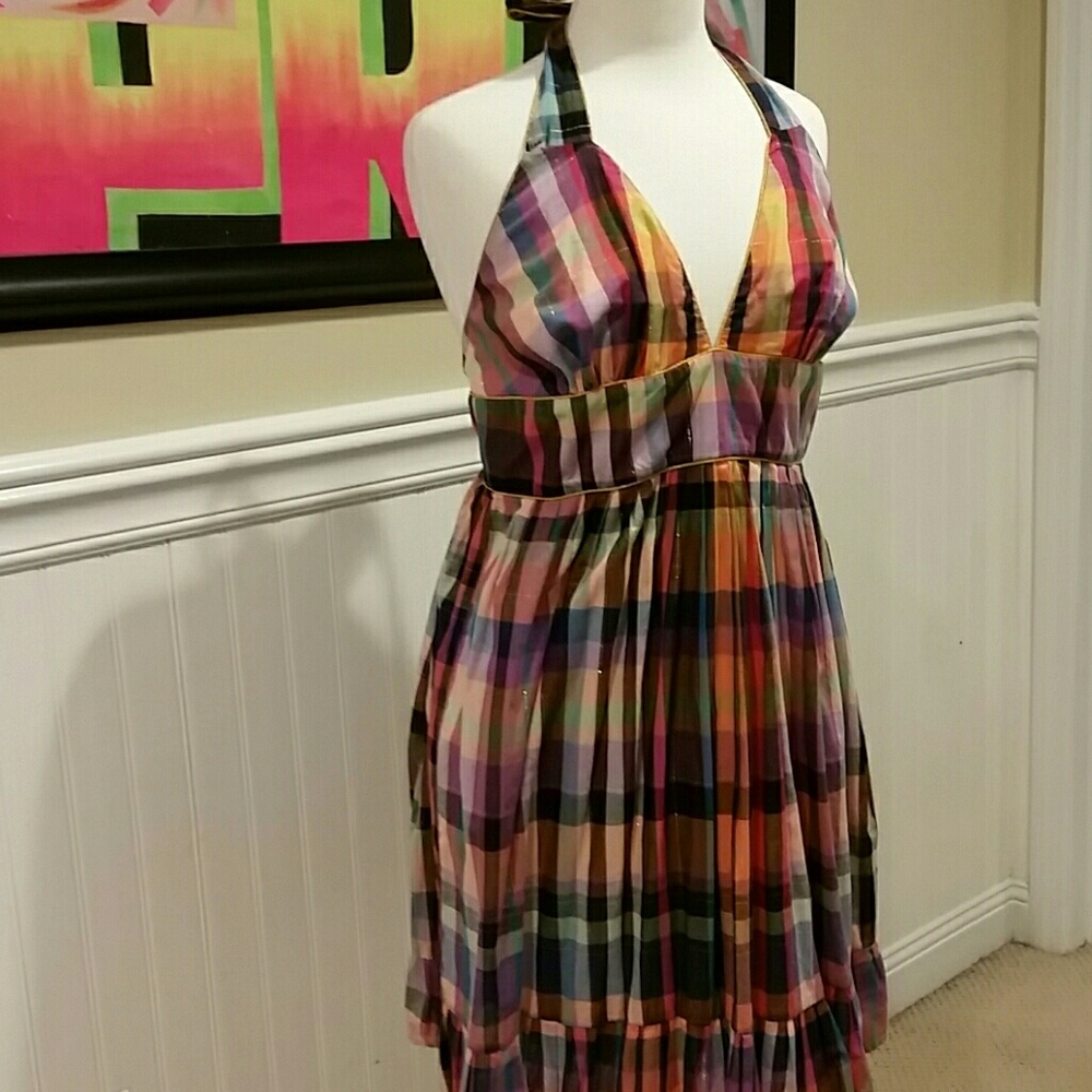 BNWT French Connection plaid dress