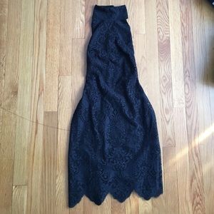 For Love and Lemons lace high neck backless dress