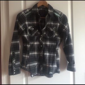 Under Armour snap button flannel shirt