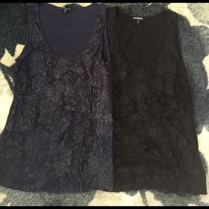 ☀️ 2 Express lace tank tops