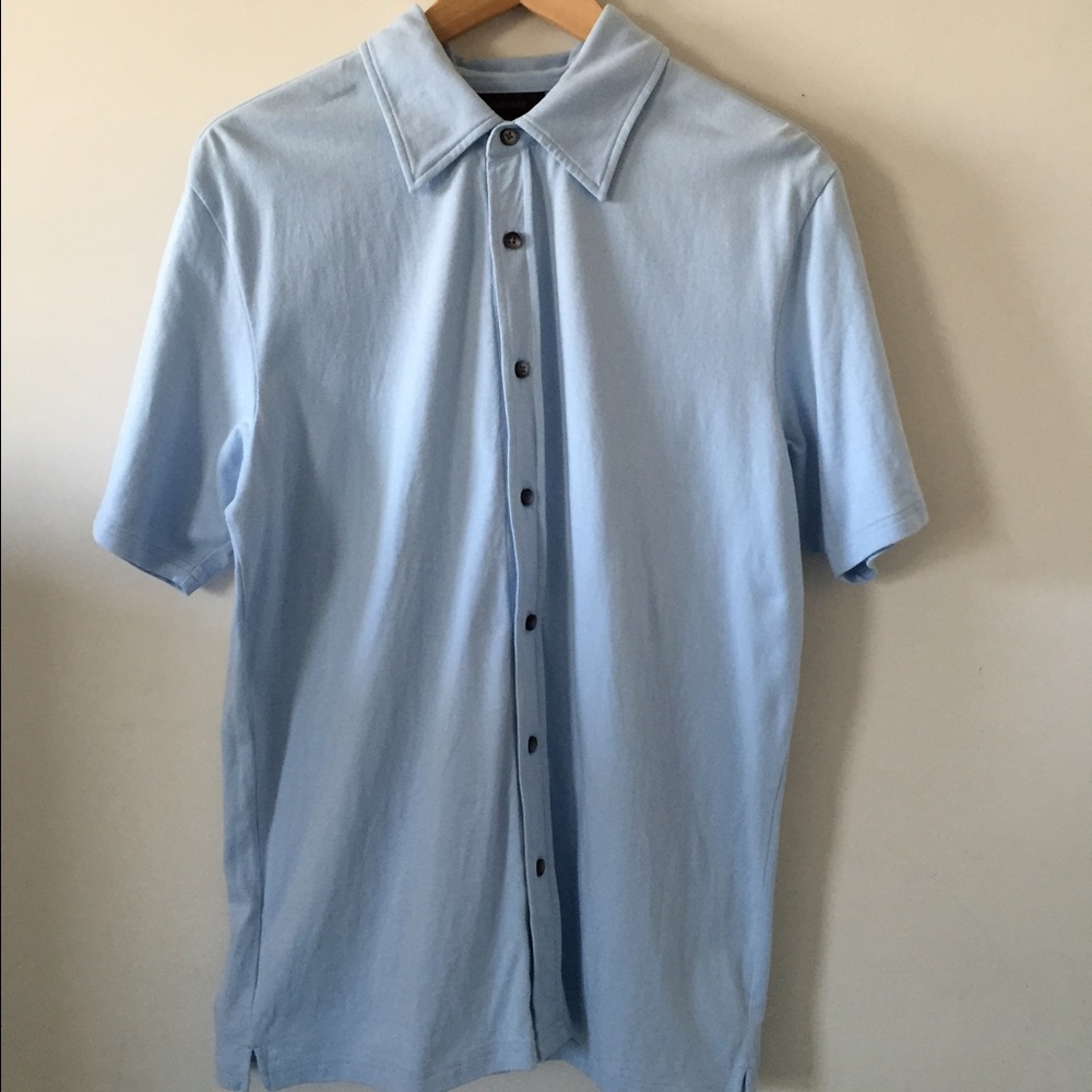 Men's M blue polo
