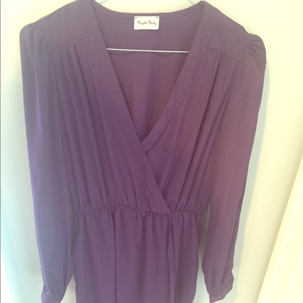 Brigitte Bailey Purple Demri Dress