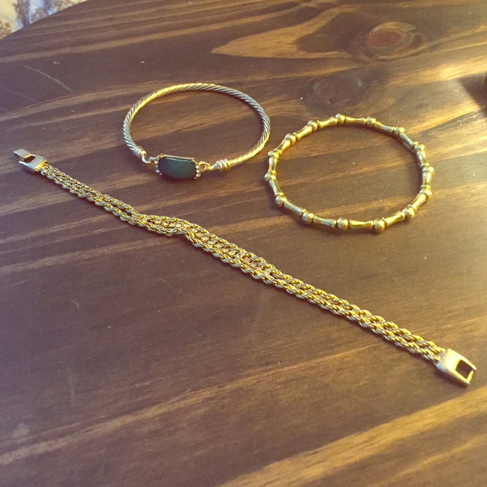 Gold bracelet bundle
