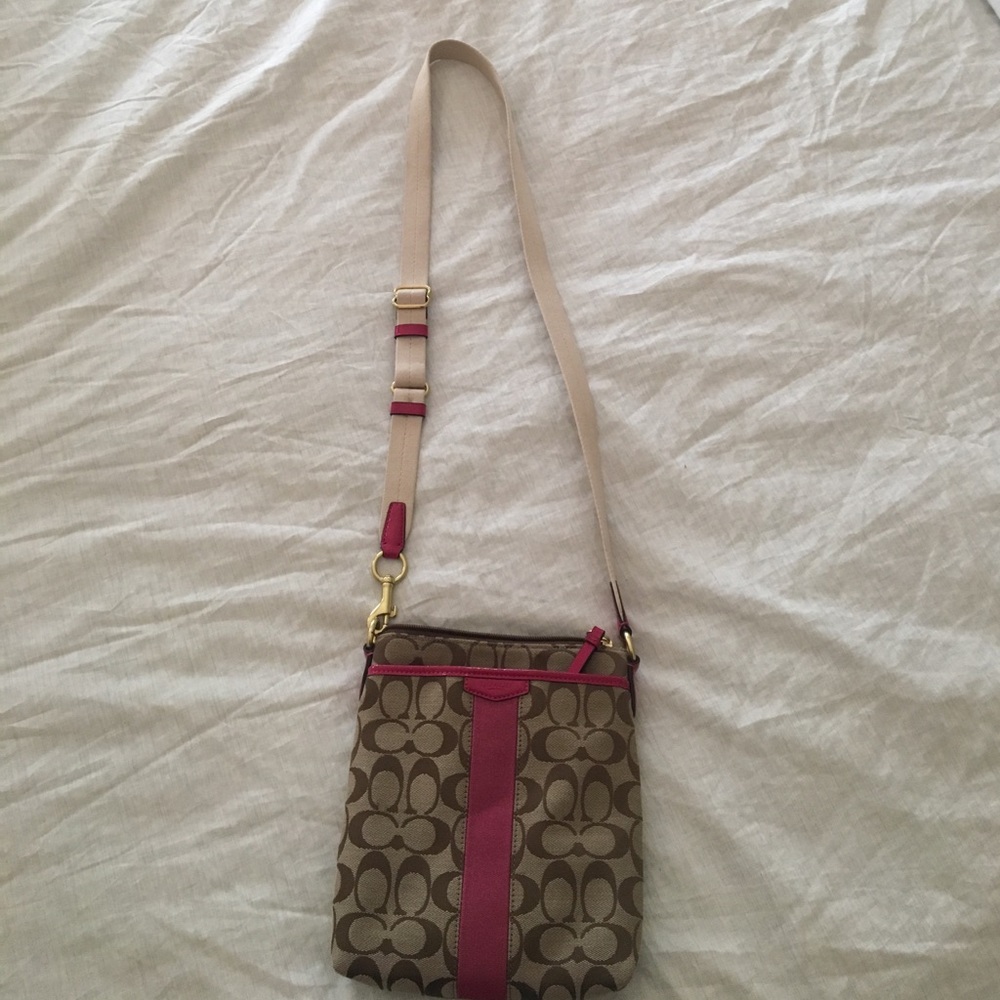 Authentic coach crossbody bag