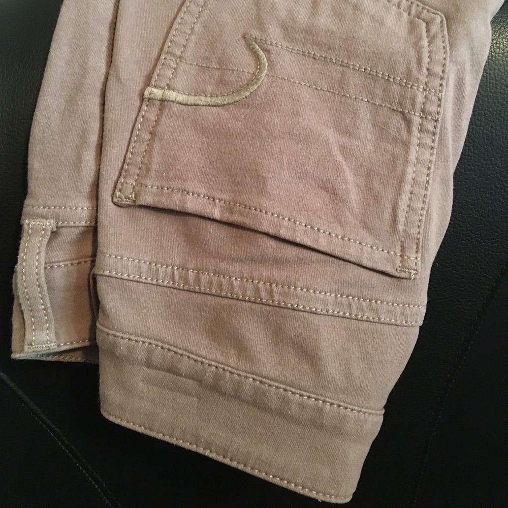 American Eagle muave super stretch jegging