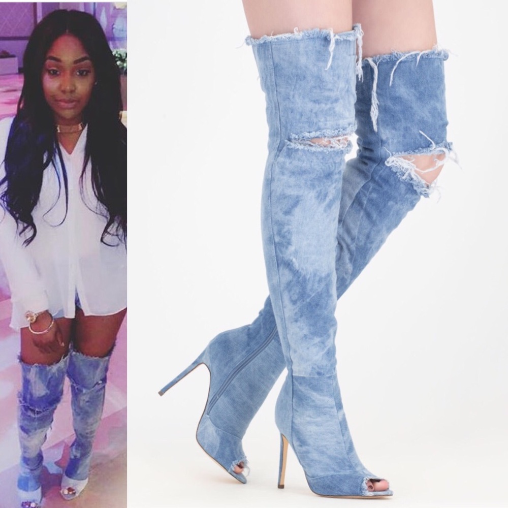 Jean boots