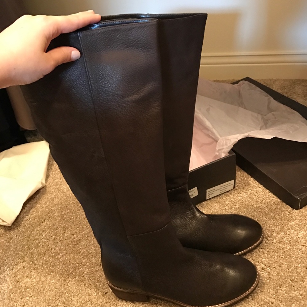 NIB Maiden Lane brown riding boot