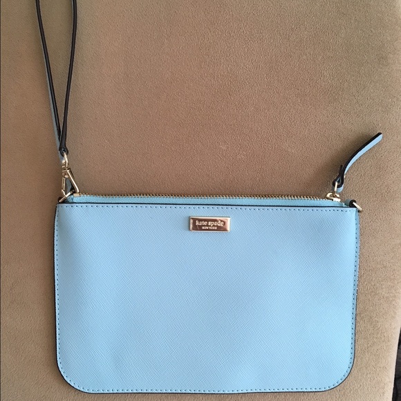 kate spade Handbags - Kate Spade light blue pochette