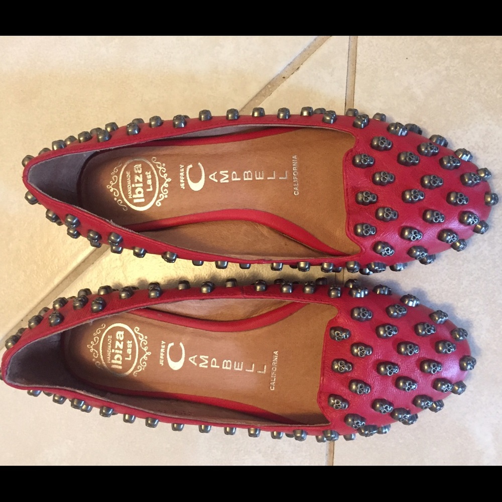 Jeffrey Campbell "Skulltini" Flats